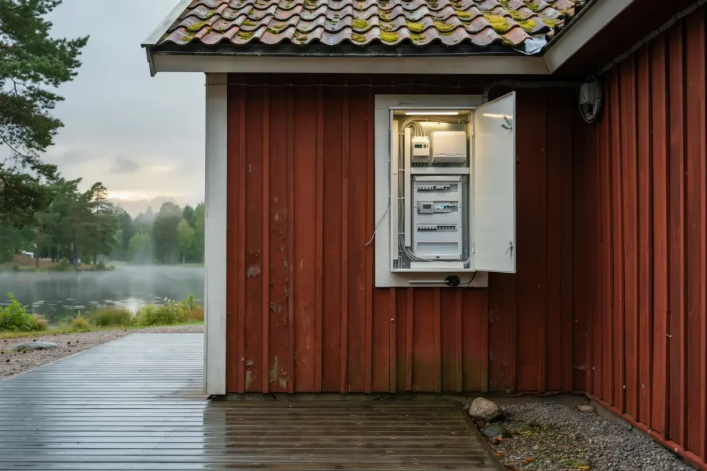 semester hemma i juli s ser du ver sommarstugans el innan ov der v rme och h g belastning